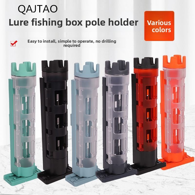 Fishing Rod Case - QAJTAO Scatola da Pesca Multifunzionale Portatile,