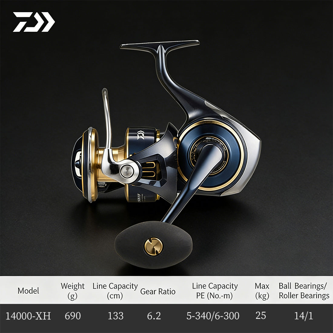 Daiwa Reel Bg - Mulinello da spinning originale DAIWA 2025